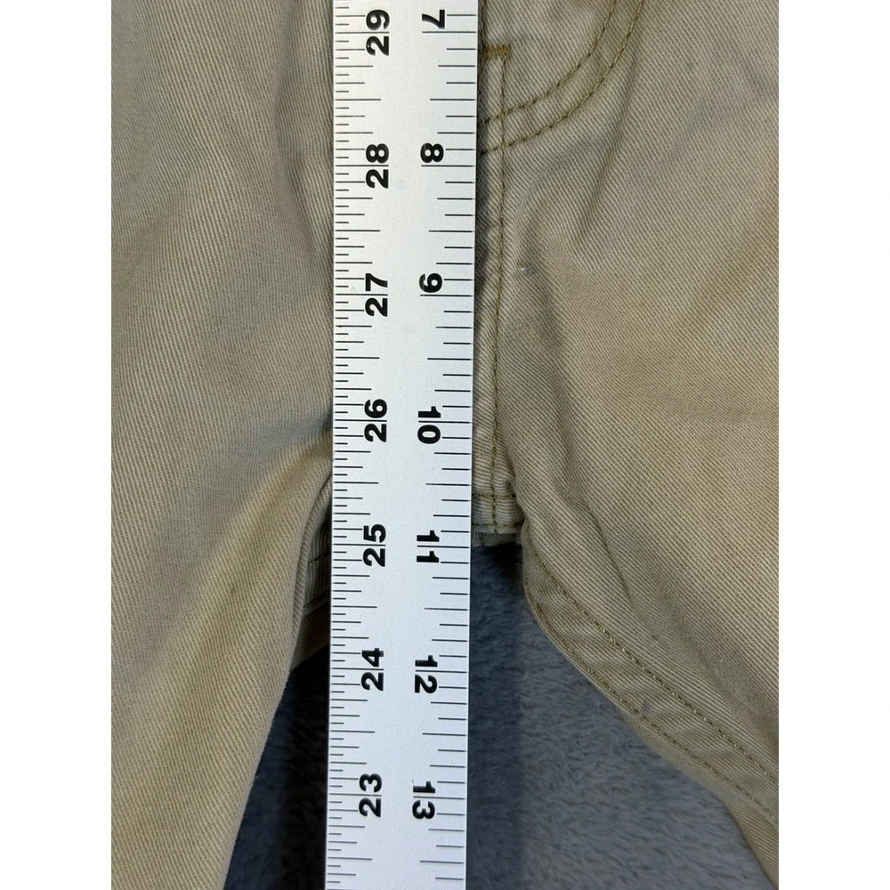 Levis Jeans Mens 32x32‎ Tan Khaki 508 Regular Fit Taper Leg White Tab *flaw*